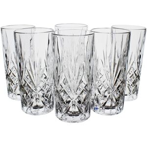 Ποτήρια κρυστάλλινα RCR MELODIA HB TUMBLER, ψηλά, 360 ml, 6 τεμ.