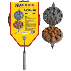 Aluminum mushroom pan, 42 x 18 x 5 cm