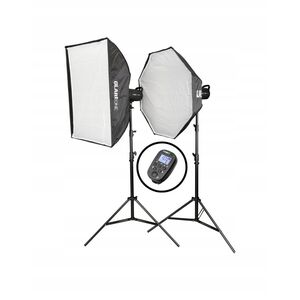 GlareOne Vega 400 Starter Kit - zestaw oświetlenia studyjnego