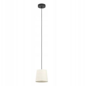 Pendant lamp EGLO FEBRES, 1xE27, 60W, black/white, O35cm, h110cm