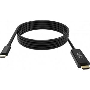 8K bei 60 Hz - USB-C 3.1 (m) zu DP 1.4 (m) - Aussendurchmesser 4,5 mm - 32 AWG - 2 m - schwarz