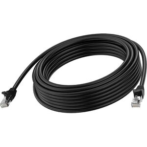 RJ45 (m) zu RJ45 (m) - STP geschirmtes Twisted-Pair - CAT 6a - 10 Gbps - 24 AWG - mit Knickschutz - 3 m - schwarz
