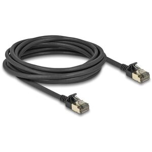 Delock RJ45 Netzwerkkabel Cat.8.1 F/FTP Slim Pro 5 m schwarz