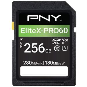 PNY SD EliteX-PRO 60 UHS-II 256GB Flash Memory Card