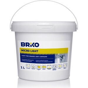 FINE-GRAINED PUTTY BRIKO SM 1 L