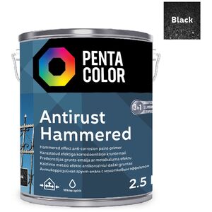 PAINT PENTAC ANTIRUST HAMMERED BLK 2,5L
