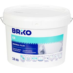 FILLER BRIKO 18 KG WITH CHALK FILLER