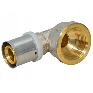 Diamond kolano zaprasowywane, KOL-DZ, PEX-AL-PEX z mosiądzu 1"x25 FZZ-005.1X25.KOL-D