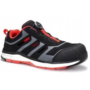Sandals ELTEN Jo Rapid Boa Black Red easy ESD S1P, black 42