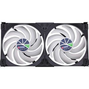Titan TTC-SC22(B)/V2+ Διπλός Ανεμιστήρας Ψυγείου 120x25mm IP55 για Camping