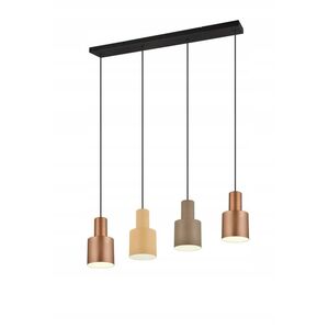 Κρεμαστό φωτιστικό TRIO Agudo, 4 x E27, max 40W, 80 x 12 x 150 cm