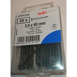 ΚΑΡΦΙ ST. 2,0X60 ΜΠΛΕ/ΣΚΛΗΡΟ ΟΒΑΛ ΚΕΦΑΛΙ/25ΤΜΧ