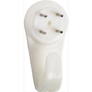 PICTURE HOOK 40X19 PLASTIC WHITE/ 2PCS