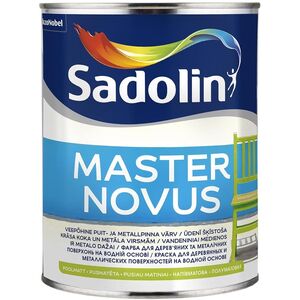 PAINT MASTER NOVUS HALF-MAT 1L BW-WHITE