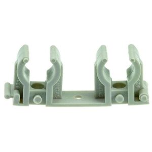 DOUBLE PLUMBING PIPES HOLDER PPR 70.161