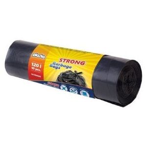 GARBAGE BAGS PLASTA STRONG 120L 10PCS