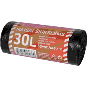 GARBAGE BAGS 30 L 8 MK 50 PCS.
