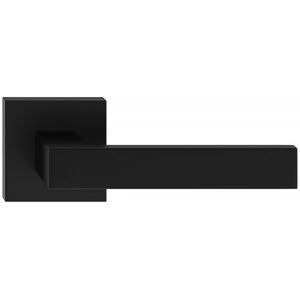 DOOR HANDLE QUBIK SQUARE BLACK UNIVERSAL
