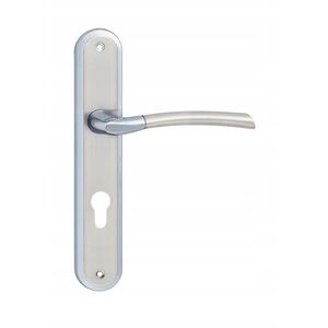 DOOR HANDLE ZORBA 72MM CHROME/MAT CHROME
