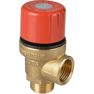 SAFETY VALVE ICMA 1/2 2.5 BAR. M/F
