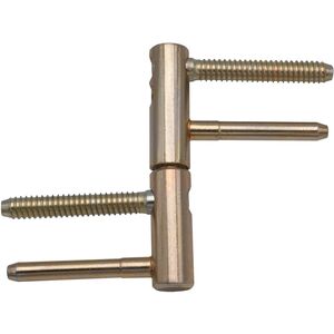 DOOR HINGE TRIO 14 DZ ZN YELLOW