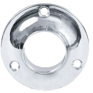 LATERAL HOLDER D25.3 HOLES.SCREW. CHROME