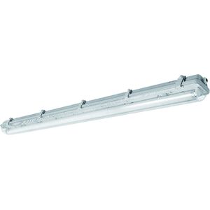 GTV Oprawa hermetyczna HELIOS-LED 136 BIS 36W T8 G13 AC 220-240V 50/60Hz IP65 ABS/PS zasilanie jednostronne szara (LD-HEL136B-30)