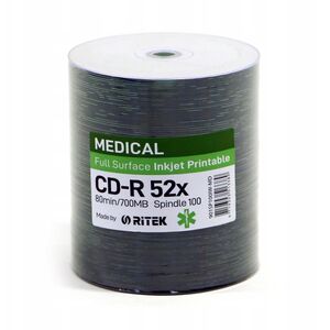 TRAXDATA RITEK CD-R 700MB 52X ΕΚΤΥΠΩΣΙΜΟ ΙΑΤΡΙΚΟ SP*100
