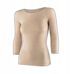 Γυναικεία μπλούζα LS1628W με μανίκι 3/4 COMFORT MERINO μπεζ L