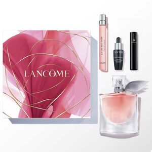 Σετ Lancôme La Vie Est Belle για γυναίκες (EDP, 50 ml + Advanced Génifique Serum ορός προσώπου, 10 ml + Hypnose Blakstienų tušas μάσκαρα, 2 ml + EDP, 10 ml)
