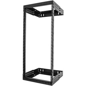 STARTECH.COM 24HE δικτυακός θάλαμος 48,26cm 19 ιντσών για τοποθέτηση σε τοίχο - Ρυθμιζόμενο βάθος 30-50 cm - 2 θέσεις ανοιχτού πλαισίου για ράφι διακομιστή