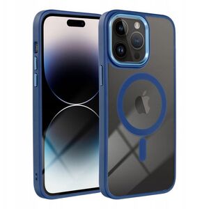 Θήκη COLOR EDGE MAG COVER συμβατή με MagSafe για IPHONE 16 μπλε
