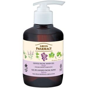 Green Pharmacy Delikatny Żel do Mycia Twarzy Szałwia do Skóry Podrażnionej 270ml