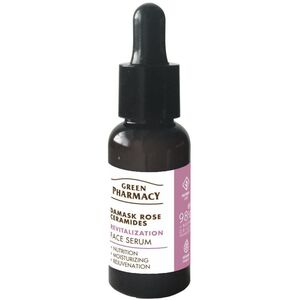 GREEN PHARMACY Róża Damasceńska + Ceramidy Rewitalizujący Serum do twarzy 30 ml