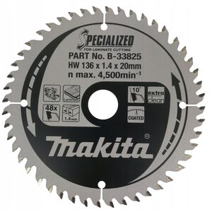 Makita B-33825 λεπίδα για κυκλικό πριόνι 13,6 cm 1 τεμ.