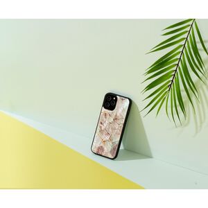 θήκη iKins για Apple iPhone 12/12 Pro ροζ μάρμαρο