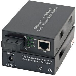 Μετατροπέας Μέσων EFB Gigabit Ethernet RJ45 σε Multimode SC 1000SX 550m συμπεριλαμβανομένου του τροφοδοτικού