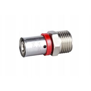 Σύνδεσμος πρεσαριστός Diamond ZŁ-CH, PEX-AL-PEX, ορείχαλκος 1"x32 FZZ-001.1X32.ZŁ-CH