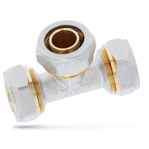Τρίοδη μειωτική σύνδεση Diamond, PEX-AL-PEX, ορείχαλκος 25x25x25 FTN-009.25X25X25.T-3