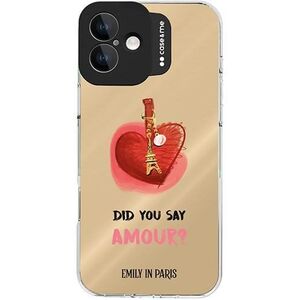 CaseME Emily In Paris iPhone 16 Pro Telefon AMOUR standard