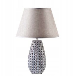 Λάμπα τραπεζιού LETI GREY 12x8,5x47cm