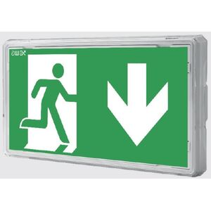 Φωτιστικό AWEX EXIT S LED IP65 1W 1h διπλής λειτουργίας PT λευκό