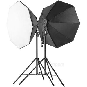 Σετ συνεχούς φωτός FreePower 106 Octa 85cm SET 2400W 5500K με τρίποδο