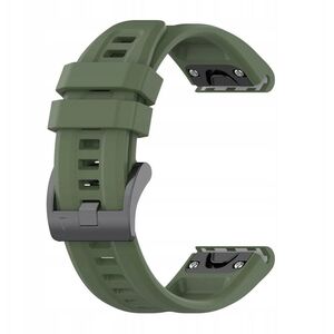 Λουράκι σιλικόνης για GARMIN FENIX 3 / 3HR / 5X / 6X / 6X Pro / 7X / 7X Pro σκούρο πράσινο (4)