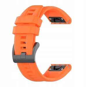 Λουράκι σιλικόνης για GARMIN FENIX 3 / 3HR / 5X / 6X / 6X Pro / 7X / 7X Pro πορτοκαλί (8)