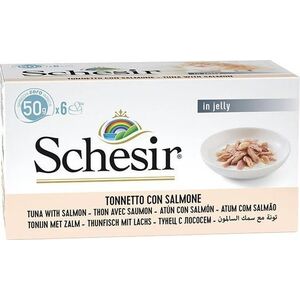 SCHESIR M-Pack Tuńczykiem z łososiem 6x50g