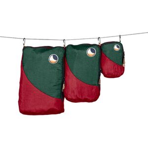 Zestaw 3 organizerów podróżnych TTTM burgund/green