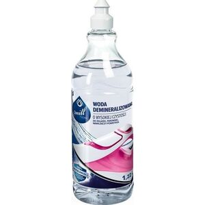 Mill MILL_Clean woda demineralizowana o wysokiej czystości do żelazek, parownic, nawilżaczy powietrza 1,22l
