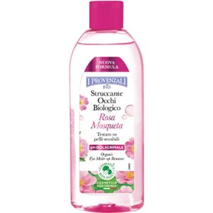 Ντεμακιγιάζ ματιών με υαλουρονικό οξύ I Provenzali Rosa Mosqueta Organic, 150 ml