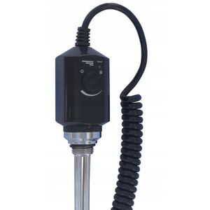 Θερμαντικό Σώμα Μπάνιου με Θερμοστάτη RD10 300W Μαύρο VOLUX // GRŁ-V-RD10.300.CZ